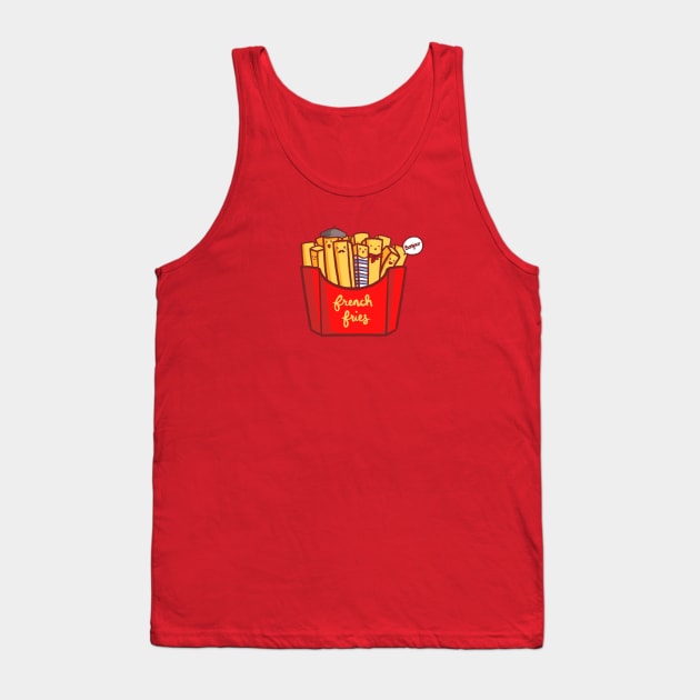 French Fries Tank Top by mschibious